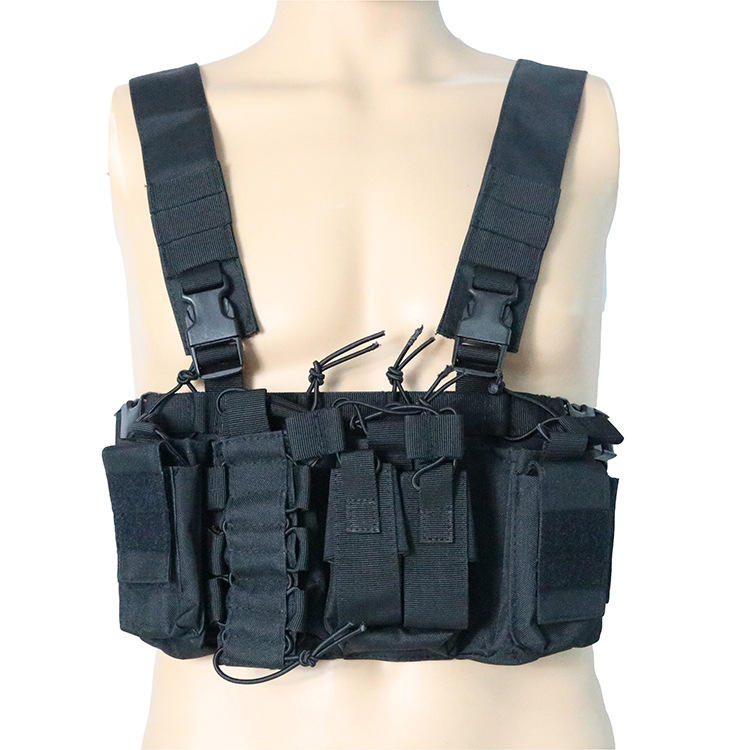 Tactical Vest Chest Rig Waterproof Nylon Gym Bag and Oxford for Training and Cycling Sports Outdoor Tactical Chest Duffle Bags