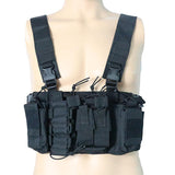 Tactical Vest Chest Rig Waterproof Nylon Gym Bag and Oxford for Training and Cycling Sports Outdoor Tactical Chest Duffle Bags