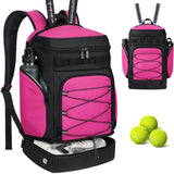 Large Tennis Racket Bag Handbag Shoulder Backpack Independent Shoe Bin Multi-Bag Mouth Sports Ball Storage  Option
