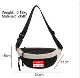 Chic  Minimalist Chest Bag – Premium Waterproof & Wear-Resistant Crossbody Sling for Students and Active Lifestyles
