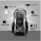 Luxury Magnetic Oxford Gym Bag – Premium Waterproof & Durable Training Sling with Integrated Smartphone Pouch and Magnetic Bottle Attachment