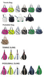 Women Large Custom Sports Puffer Pickleball Tennis Paddle Crossbody Luggage Tote Quilted Pickle Ball Racket Bag