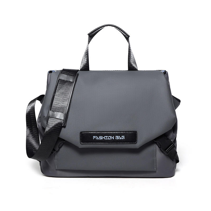 Large Capacity Cross-Border Men's Leather Messenger Bag Casual Single Shoulder Film Crossbody for Business Commuting Single Bag