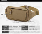 Nylon Daily Use Travel Hiking Climbing Running Fanny Pack Small Waist Bag Money Belt Bumbag