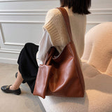 Sac a Main Femme Large Capacity PU Leather Combo Luxury Handbags for Women Fashion Shoulder Armpit Purses Ladies Hand Bags