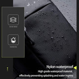 Mini Nylon Single Shoulder Bag Sport Shoulder Bag Custom Small Square Black Crossbody Messenger Bag With Logo