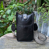 New Arrival Retro PU Custom Small Crossbody Bags Mobile Phone Bag Checkered Shoulder Strap Bag for Women