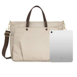 Laptop Bag Thickened Anti-Collision Briefcase Handheld Premium Feel Large Capacity Nylon Cloth Waterproof Travel Tote Bag
