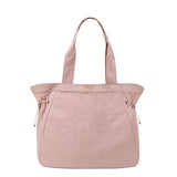Waterproof Casual Nylon New Lightweight Sport Bag Fashion Reusable Large Capacity Drawstring Handbag Shoulder Outdoor Tote Bag