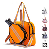 Portable Tennis Badminton Sports Bag with Dry Wet Separation Large Capacity One Size Fits All Unisex Outdoor Use Pickle Ball Bag