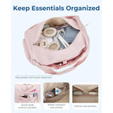 Women's Large Capacity Custom Gym Bag Yoga Water Bottle Travel Polyester Lining Buckle Closure With Shoe Compartment Tote Bag
