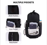 Premium Aluminum Foil Insulated Bottle Sleeve – Professional Thermal Crossbody Bag with Adjustable Shoulder Strap for Performance Sports
