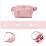 Multifunctional Waist Gym Sport Bag Quality Nylon Cross Body Belt Zipper Water Proof Trendy Fanny Pack for Men Women