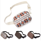 Bohomia Vintage Nylon Running Chest Bag Sport Gym Waterproof Fanny Pack Women Travel Hiking Waist Belt Bag