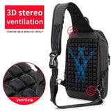 New Chest Bag Men's Business Leisure Convenient Waterproof Outdoor Satchel Crossbody Letter Sling Bags for Men