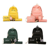 3 Piece Backpack Set Large Capacity Shoulder Pencil Bag Primary School Bags Fashion Travel Bags for Kids