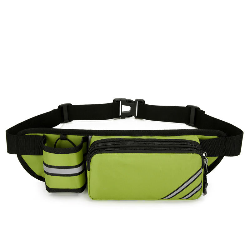 Sports Water Bottle Waist Bag Waterproof Outdoor Fitness Equipment Hiking Backpack Polyester for Men Women for Fitness Bags