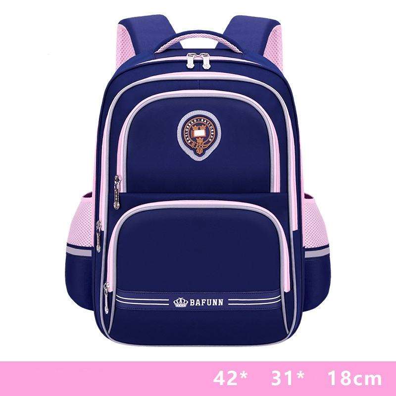 New Oxford Cloth School Bag Primary School Students Boys Girls Grades 1-3-6 Children's Backpack Dirt Resistance Travel Bags