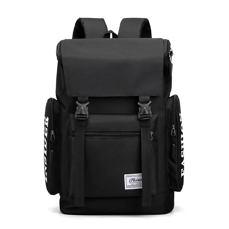 New Men's Large Capacity Leisure Commuting Computer Travel Backpacks Trendy College Student Backpacks