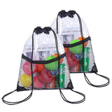 Transparent PVC Drawstring Storage Shoe Bags Dustproof Promotional Gift Backpack Stylish Waterproof Sports Bag