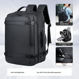 Fashion Unisex Oxford Waterproof Laptop Backpack Polyester Trendy HighEnd Travel Large Capacity Commuting School Bag