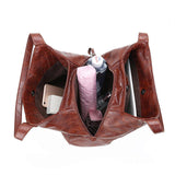 Shoulder Bag Handbags PU Bucket Tote Bags Leather Women Bucket Bag Ladies