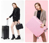 New Style Shiny ABS Suitcase Zipper Pulls Maletas Promotion Bags Luggage Sets