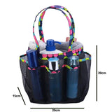 Hot Mesh Bathroom Storage Basket Multi Pocket Beach Swimming Bag Large Capacity Travel Shower Toiletry Net Tote Bag