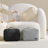 Cross-border Eco-Friendly RPET Waterproof Multi-function Hook Loop Cosmetic Storage Bag with 3-6L Capacity Hanging Design Bags