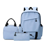 New Student Schoolbags Waterproof PU Polyester Lined Backpacks Fashionable Cartoon Pattern for Men Women Youth Campus Use