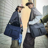 Multifunctional Simple Fashionable Satchel Waterproof Portable Crossbody Shoulder Travel Bag Polyester Cross-Border Gift Gym Bag
