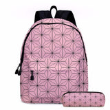 Cartoon Woman Backpack Unisex High Quality 2pcs Set Printing Children Travel Waterproof Backpack Kids School Bags