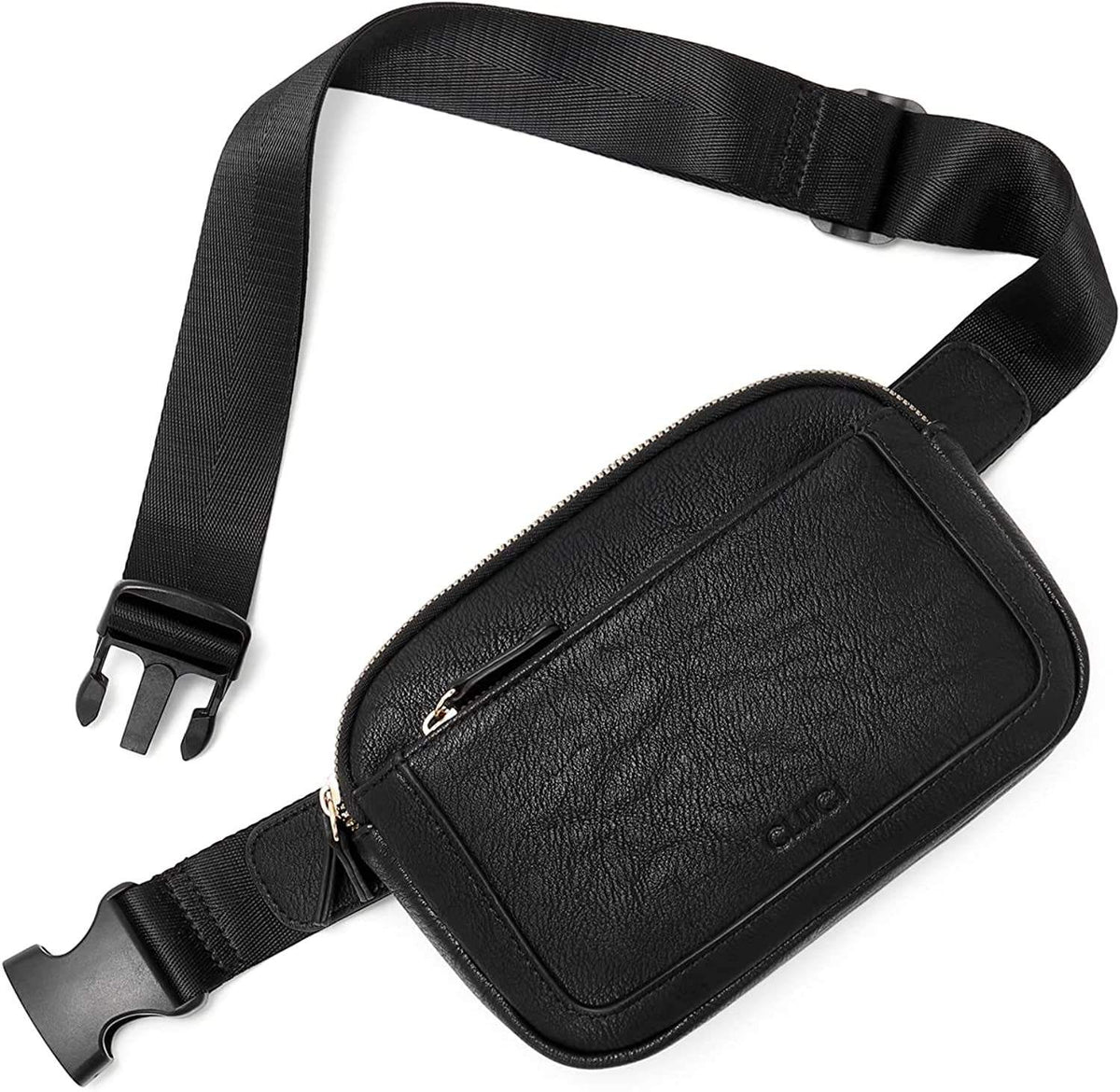 Adjustable Crossbody Fanny Pack Unisex Waterproof Chester Bag Custom PU Leather Waist Bag With Logo