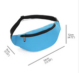 Fashion Cheap Unisex Sports Travel Fitness Running Waist Bag Custom Print Fanny Pack