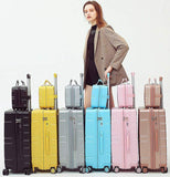 New Style Shiny ABS Suitcase Zipper Pulls Maletas Promotion Bags Luggage Sets
