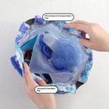 Kidsren's Wet Dry Separation Waterproof Storage Bag Boys Girls Sports Portable Cute Cartoon Beach Backpack Made Polyester