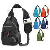 Travel Sling Bag RFID Blocking Sling Backpack Crossbody Men Women Hiking Cycling Chest Bag Daypack