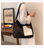 canvas Shopping Bag Large Tote Hand Bag Womens Designer Cotton Canvas Tote Handbags