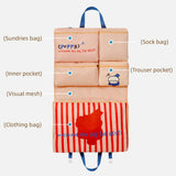 6-in-1 Multi-Function Travel Bag Fashion Pattern Designer Luggage Lightweight and Foldable for Travel Organizer Bag Set