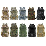 27L Waterproof 900D Oxford Tactical Backpack Custom Camouflage Zipper for Hiking Daypack Camping Traveling Motorcycle Use