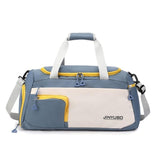 Lightweight Nylon Large Capacity Duffle Outdoor Yoga Travel Bag Fitness Business Trip Handbag Simple Waterproof Carry-on Luggage