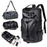 Large-Capacity Men's Fashion Sports Training Backpack Dry Wet Separation Business Travel Luggage Geometric for Fitness Training