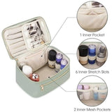 High Quality Hot Sale Women PU Leather Makeup Bag Custom logo Travel Cosmetic Bag
