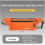 Premium Waterproof Running Waist Pouch – Multi-Layer Professional Sports Bag with Secure Phone Storage and Packaging