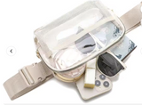 Premium Stadium Approved Clear Fanny Pack – Professional Water-Resistant Belt Bag with Adjustable Strap for Men & Women