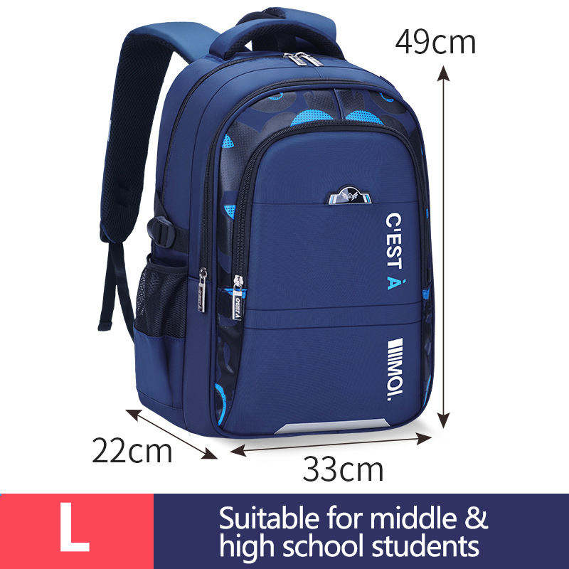 New Design Style Backpack for Primary School Bag for Boys Book Bags School Bag Fashion Unisex Zipper Backpack for Students