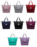 High Quality Large Capacity Quilted Weekender Bag Waterproof Folding Scalable Travel Duffle Bag with Wet Dry Pocket