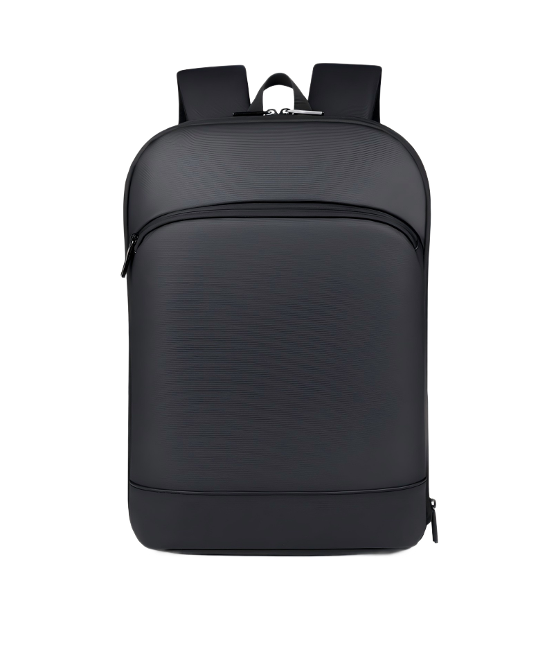 Outdoor Large Capacity Unisex Backpack Textured Bag Commute Business Oxford Film Backpack Water-Repellent Zipper Leisure Bag