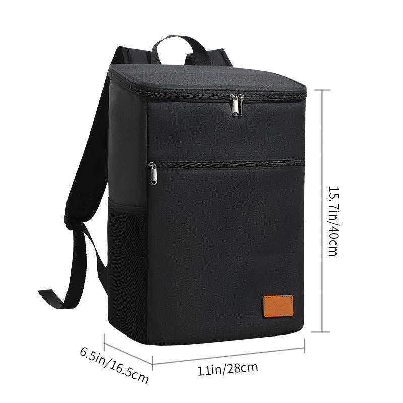 Large Capacity Oxford Lunch Bag Double Shoulder Thickened Thermal Foil for Outdoor Picnics