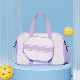 Fashionable Pickleball Racket Bag with Dry Wet Separation Detachable Design Removable Badminton Multi-functional Storage Gym Bag